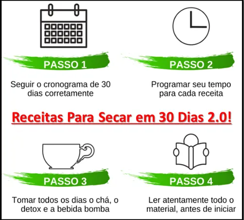 Capa: Baixar Receitas Para Secar em 30 Dias 2.0: eBook Completo