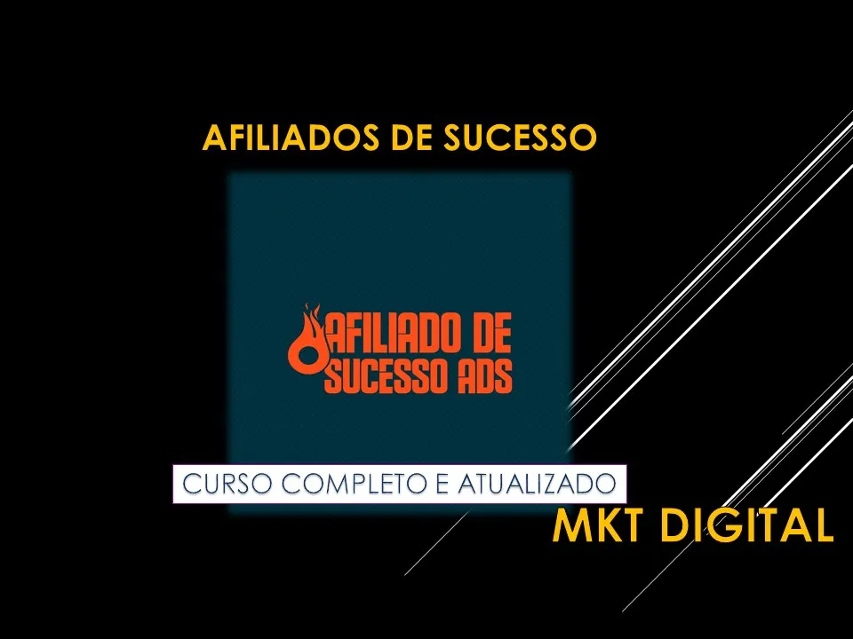 Capa: Download Afiliados de Sucesso GB N.D: Curso Completo Hoje!