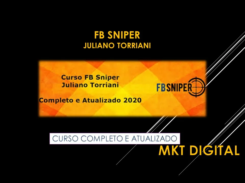 Capa: FB Sniper Juliano Torriani: Baixar Agora o Guia Completo