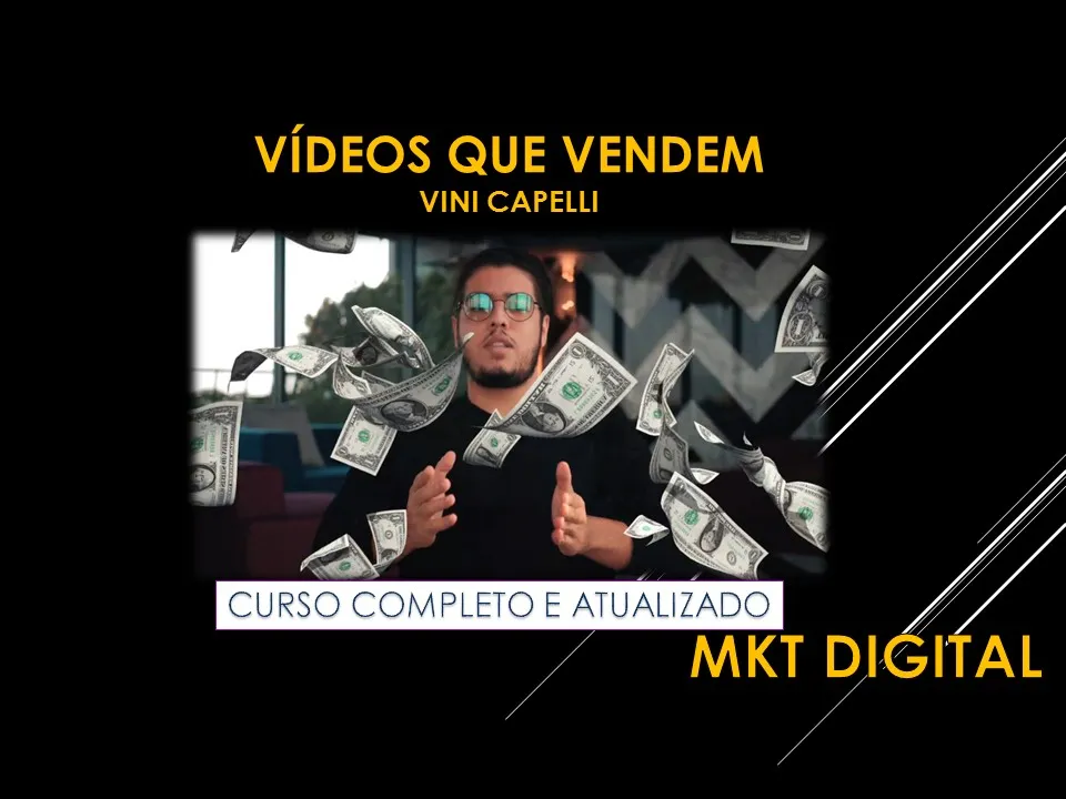 Capa: Download Vídeos Que Vendem Vini Capelli: Curso Completo Aqui!