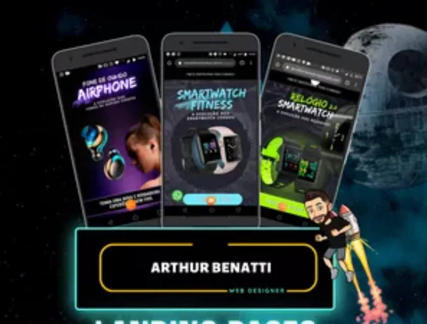 Capa: Landing Canva Arthur Benatti: Baixar Curso Completo!