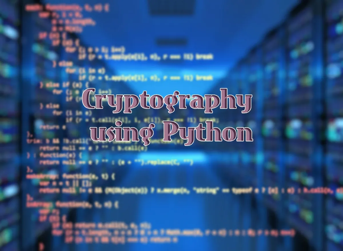 Capa: Cryptography Python Udemy: Baixar Curso Completo Rápido!