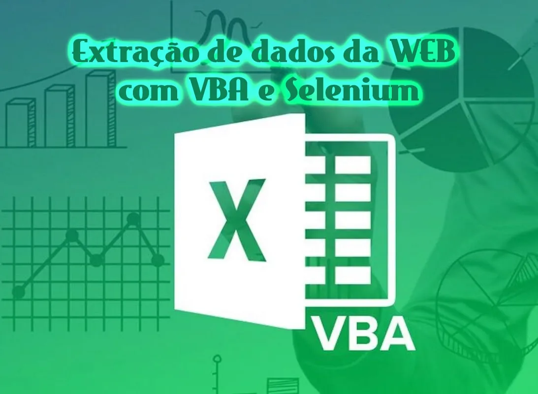 Capa: Download Curso Extração de Dados Web com VBA e Selenium – Gustavo Henrique Nunes