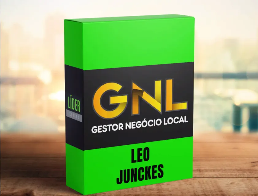 Capa: Gestor Negócio Local: Baixar Curso Completo Léo Junckes!