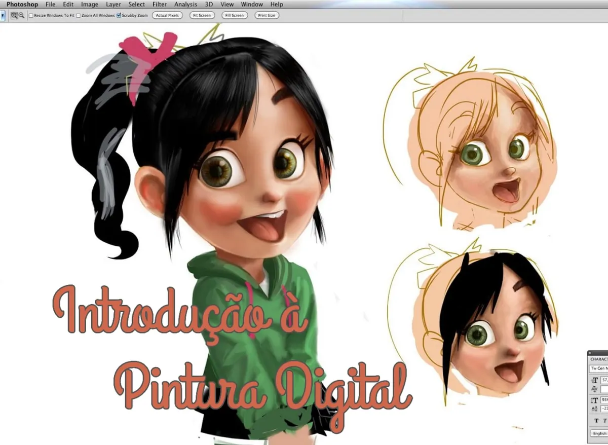 Capa: Baixar Introdução à Pintura Digital Guilherme Gusmão – Curso Completo