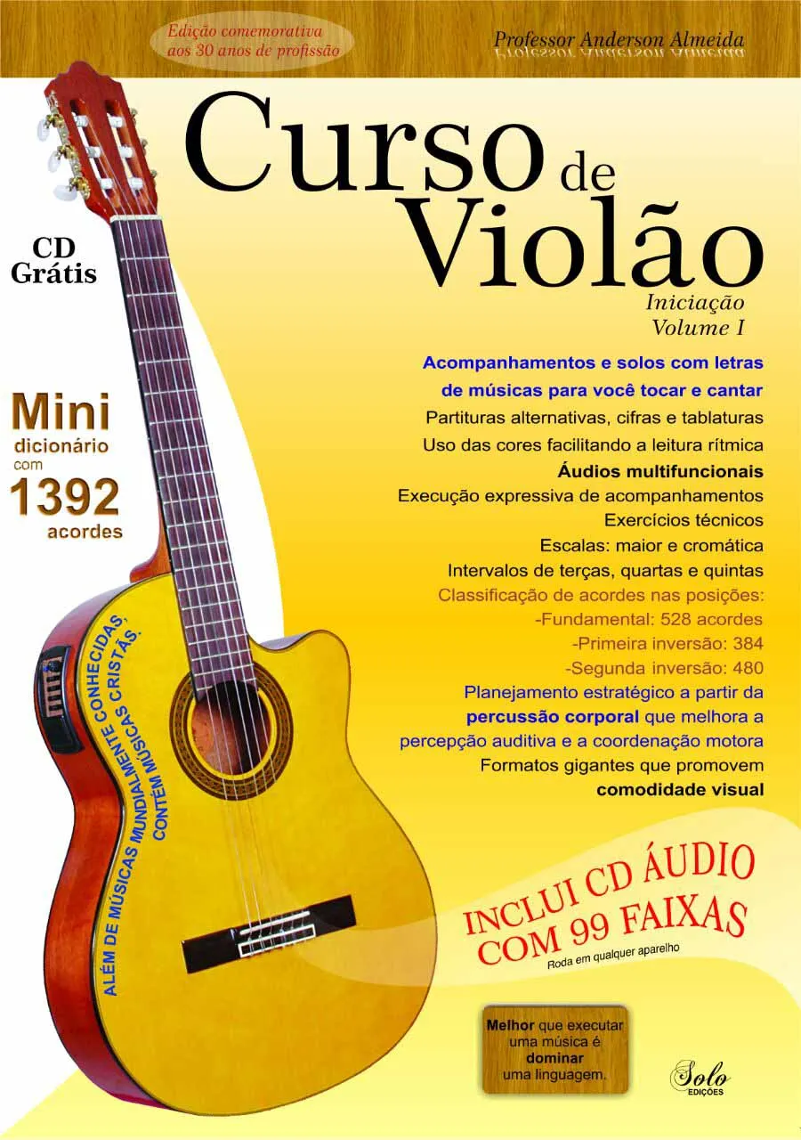 Capa: Baixar Curso Violão e Guitarra: Domine o Instrumento Rápido!