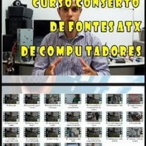Capa: Baixar Curso Conserto Fontes ATX André Cisp: Download Rápido e Completo