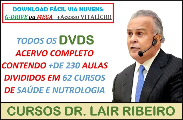 Capa: Download Cursos Dr. Lair Ribeiro: A Coletânea Completa