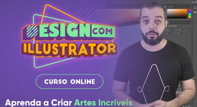 Capa: Baixar Curso Illustrator Viana Patrício: Artes Incríveis!