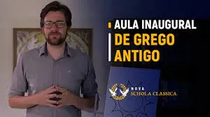 Capa: Curso Grego Antigo Schola Clássica: Baixe Agora!