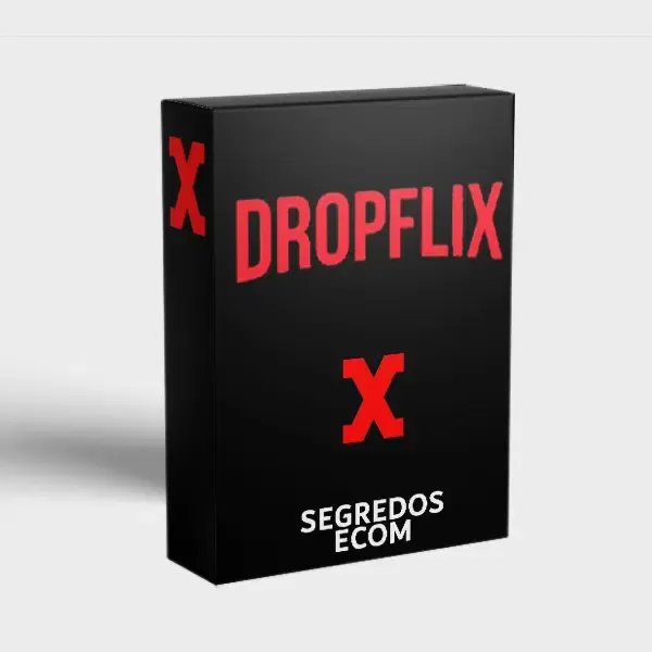 Capa: Curso Dropflix Completo: Baixe Agora e Impulsione seu E-commerce!