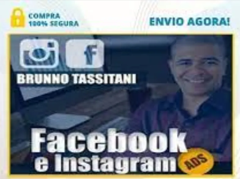 Capa: Facebook e Instagram Ads: Baixar Curso Bruno Tassitani Completo