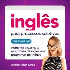 Capa: Inglês para Processos Seletivos: Baixe o Curso Aline Coutinho!