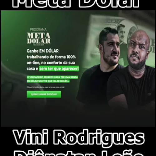 Capa: Meta Dólar Vini Rodrigues | Baixar Curso Renda em Dólar