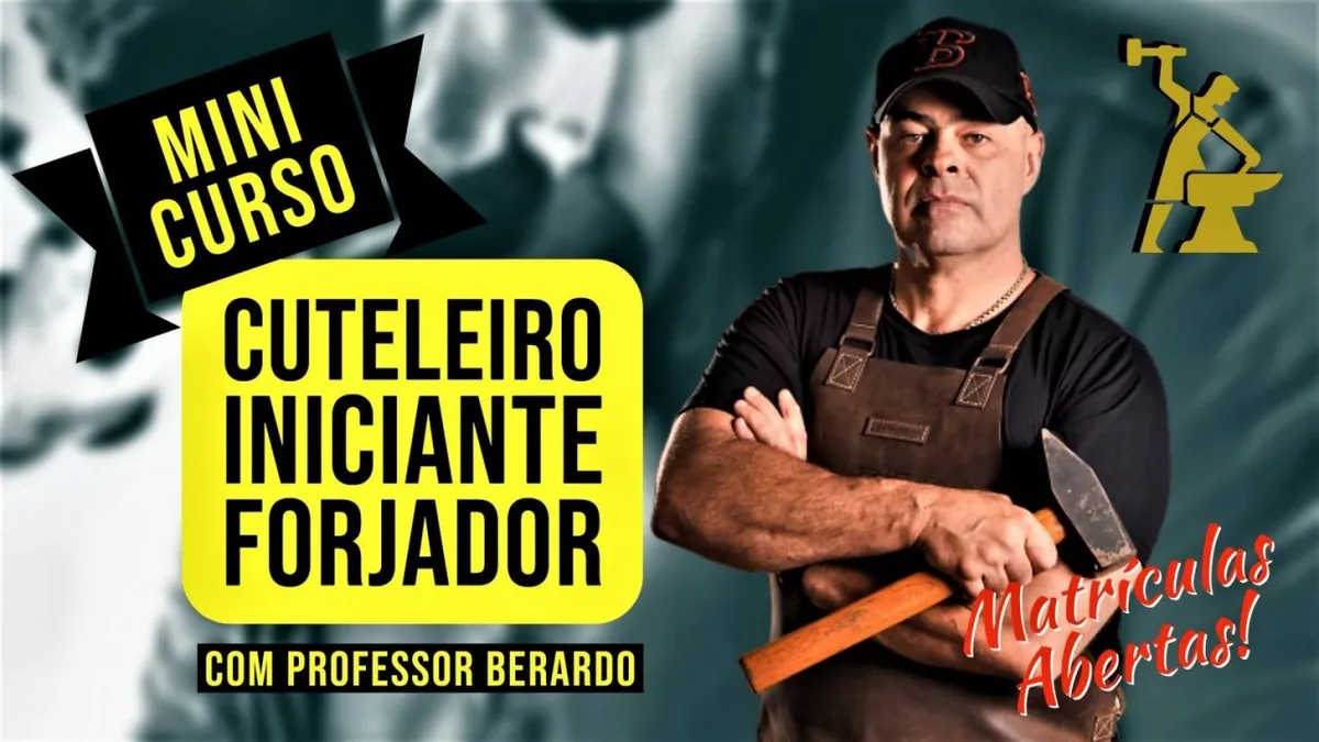 Capa: Baixar Mini Curso Cuteleiro Iniciante Forjador Berardo Completo