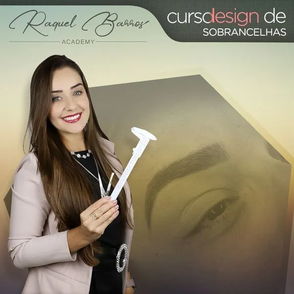 Capa: Design de Sobrancelhas Raquel Barros: Baixar Curso Completo!