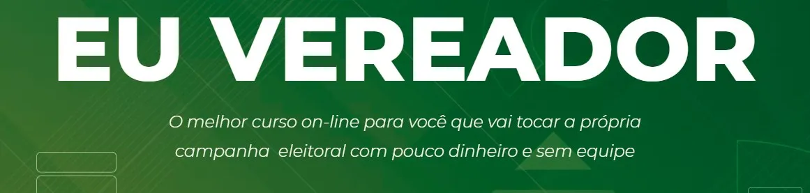 Capa: Eu Vereador Marcelo Vitorino: Baixar Curso Político Completo