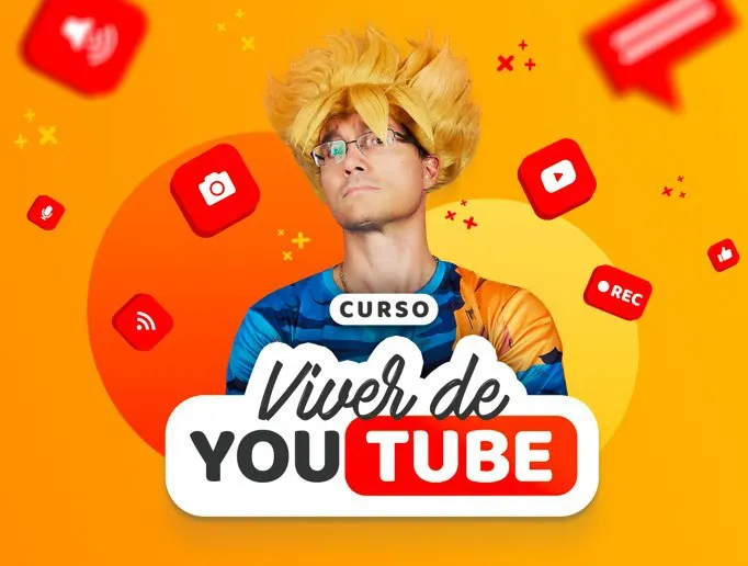 Capa: Viver de Youtube Download Completo: Baixe o Curso Ei Nerd