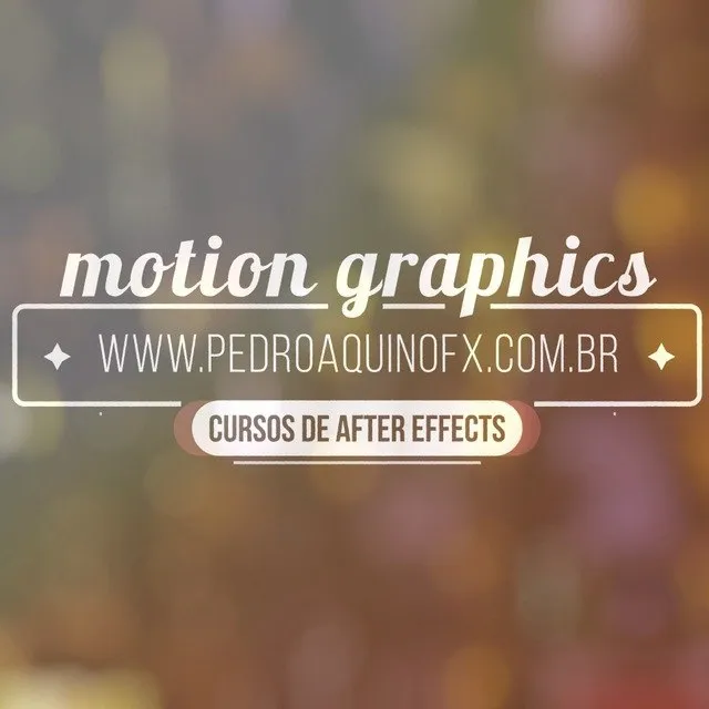 Capa: After Effects: Baixar Curso Motion Graphics Pedro Aquino Download Completo