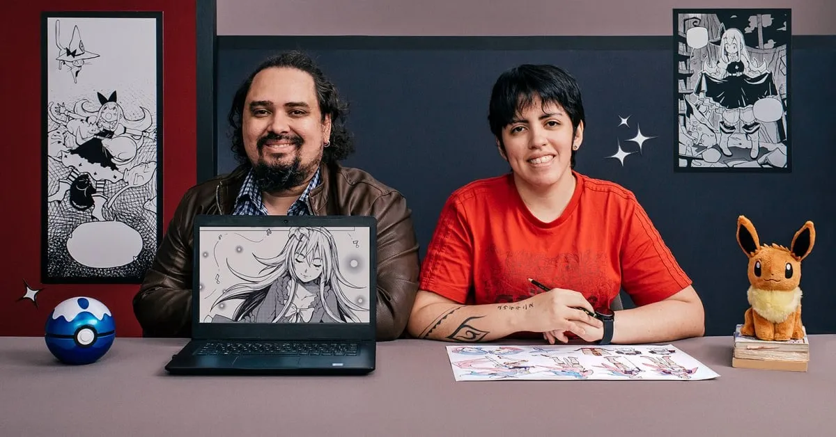 Capa: Desenho de Personagens Mangá: Baixar Curso Completo de Eudetenis