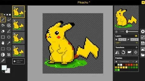 Capa: Baixar Curso Piskel: Pixel Art com Yuri Medeiros | Download Rápido