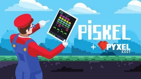 Capa: Pixel Art: Baixar Curso Completo Nextindie Academy
