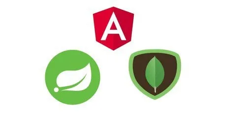 Capa: Baixar Angular, Spring e MongoDB: Curso Completo Dev Fullstack