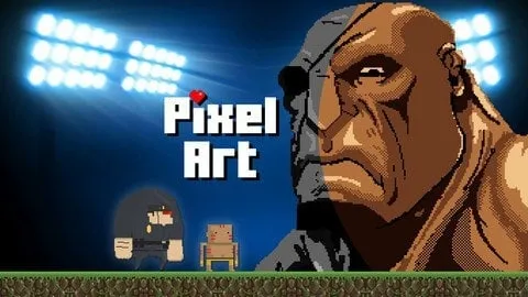 Capa: Pixel Art para Games: Baixar Curso Completo Wiliam Nascimento