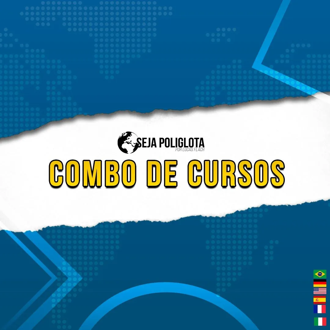 Capa: Combo Seja Poliglota: Baixe o Curso Completo Lucas Flach