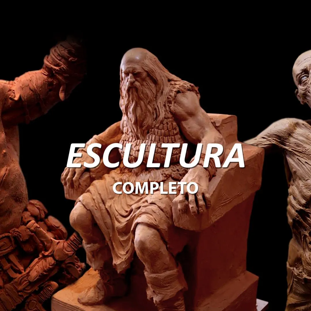 Capa: Escultura Alex Oliver 2.0: Baixar Curso Definitivo em Alta Qualidade
