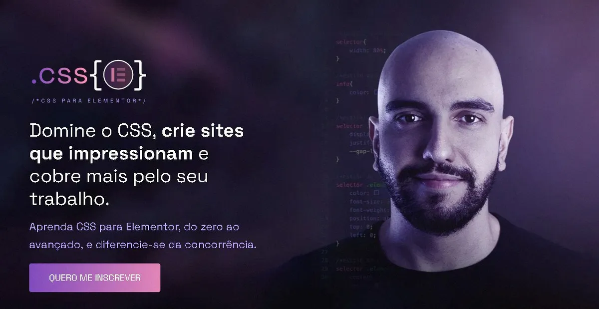 Capa: CSS Para Elementor Othon Ciparoni: Baixar Curso Completo HD