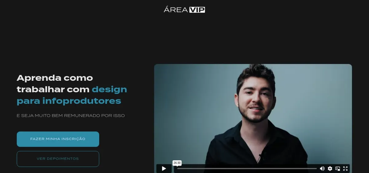 Capa: Baixar Área Vip Andre Amaral: Domine Design para Infoprodutores