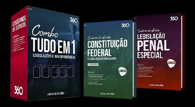 Capa: Baixar Legislação 360 2022: Materiais Essenciais p/ Aprovação!