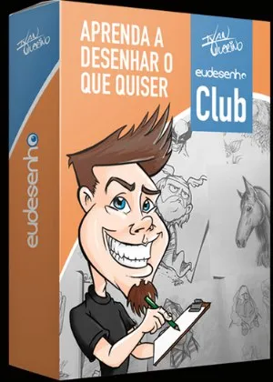 Capa: Eu Desenho Club Ivan Querino 2021: Baixar Curso Completo HD