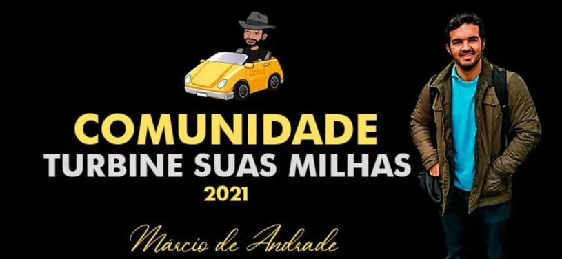 Capa: Turbine Suas Milhas: Baixar Curso Márcio de Andrade
