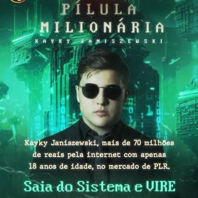 Capa: Pílula Milionária Kayky Janiszewski: Baixar Curso Completo