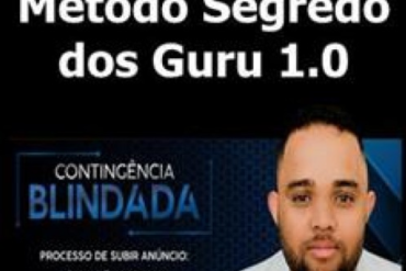 Capa do curso Método Segredo dos Gurus 1.0 de Jhon Deyvid, com elementos de marketing digital.