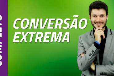 Capa do curso Conversão Extrema de Tiago Tessmann com foco em marketing digital e vendas online.