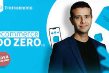 Capa do curso Ecommerce do Zero 3.0 de Bruno Oliveira com destaque para download