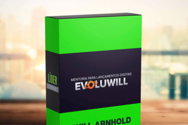Logo da Mentoria Evoluwill com Will Arnold, foco em sucesso e liberdade financeira em startups.