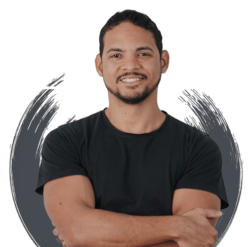 Logo do curso Black Belt 10x SEO com Bruno Medeiros, especialista em tráfego orgânico e conversão.