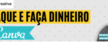 Capa do curso UNICANVA de Rob Oliver, mostrando design no Canva e dicas de monetização