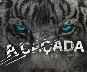 Capa do curso A Caçada de Euriler Junior com elementos de marketing digital e tigres