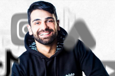 Capa do curso Desafio Anúncios Online com Pedro Sobral em destaque, mostrando gráficos de performance e crescimento.