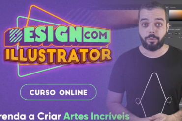 Ilustração vetorial de Viana Patrício criando arte com Adobe Illustrator.